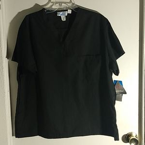 Ladies Angelica V Neck Uniform Scrub Top Size Large